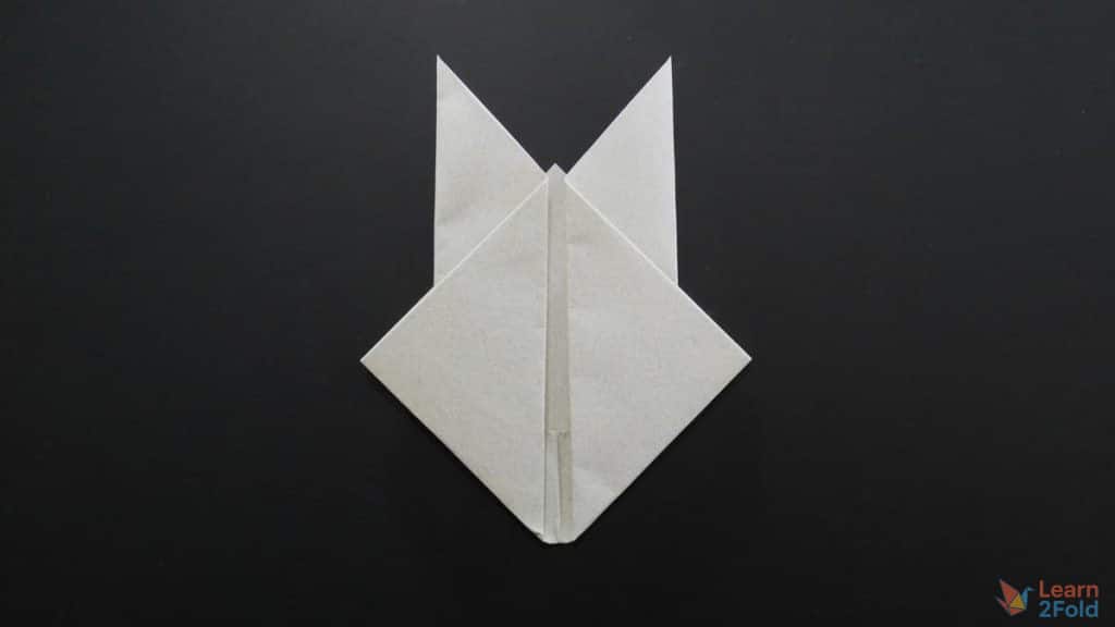 Fold Out Rabbit Writing How To Fold An Origami Rabbit - Learn2Fold