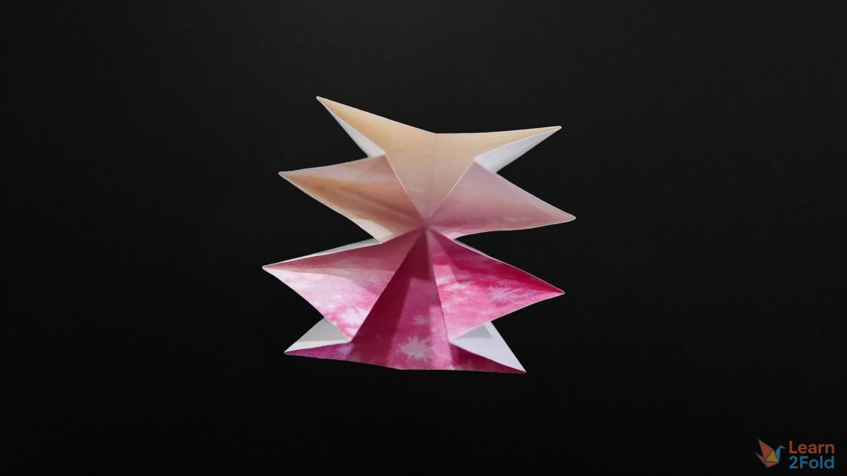 origami 8-petal flower