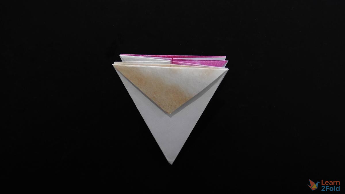 origami 8-petal flower