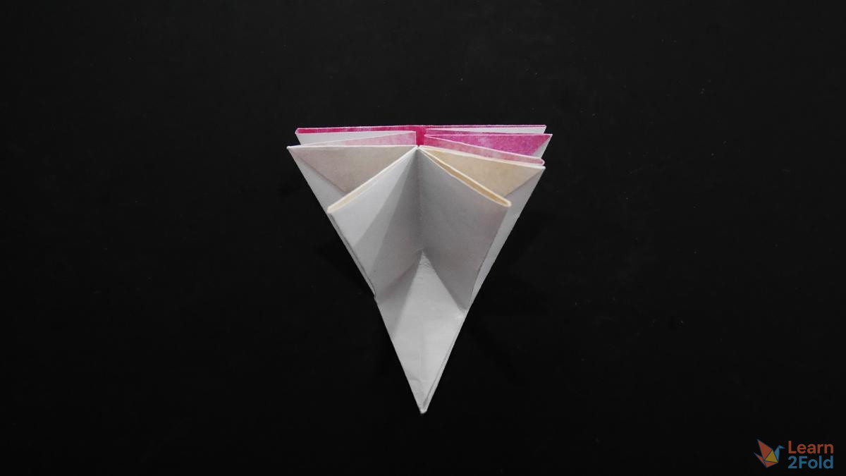 origami 8-petal flower