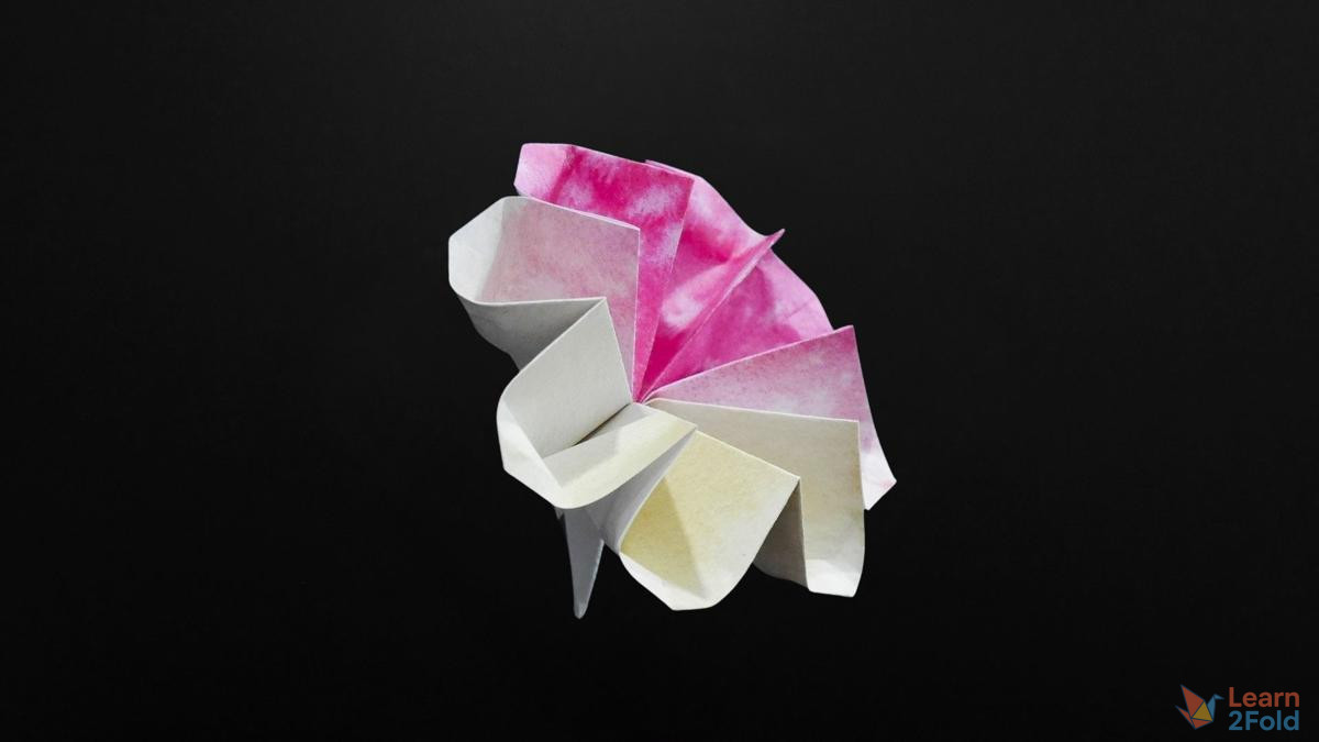 origami 8-petal flower