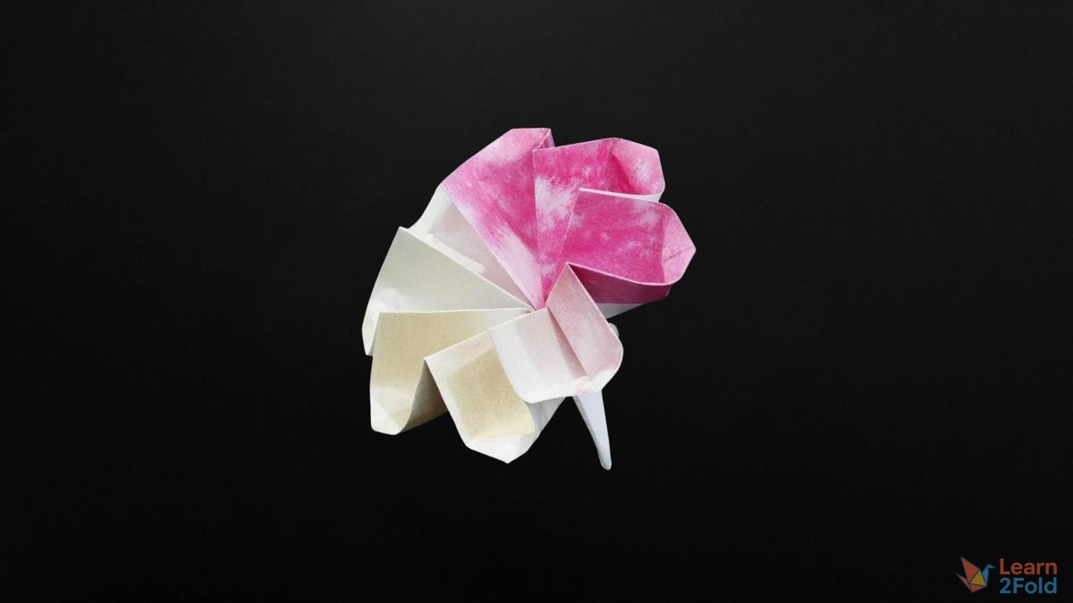 origami 8-petal flower