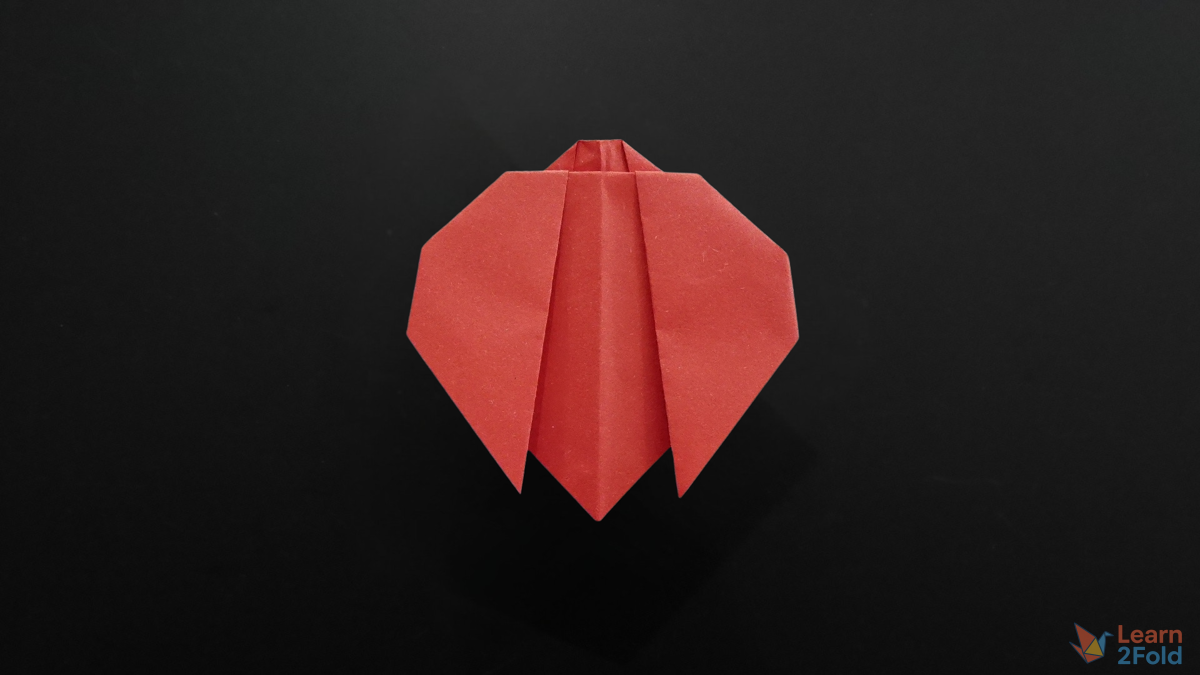 origami ladybug
