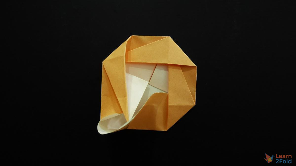 Origami Camellia Flower (31) Origami Camellia Flower