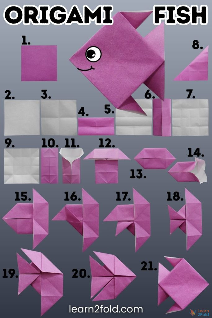 origami fish pinterest