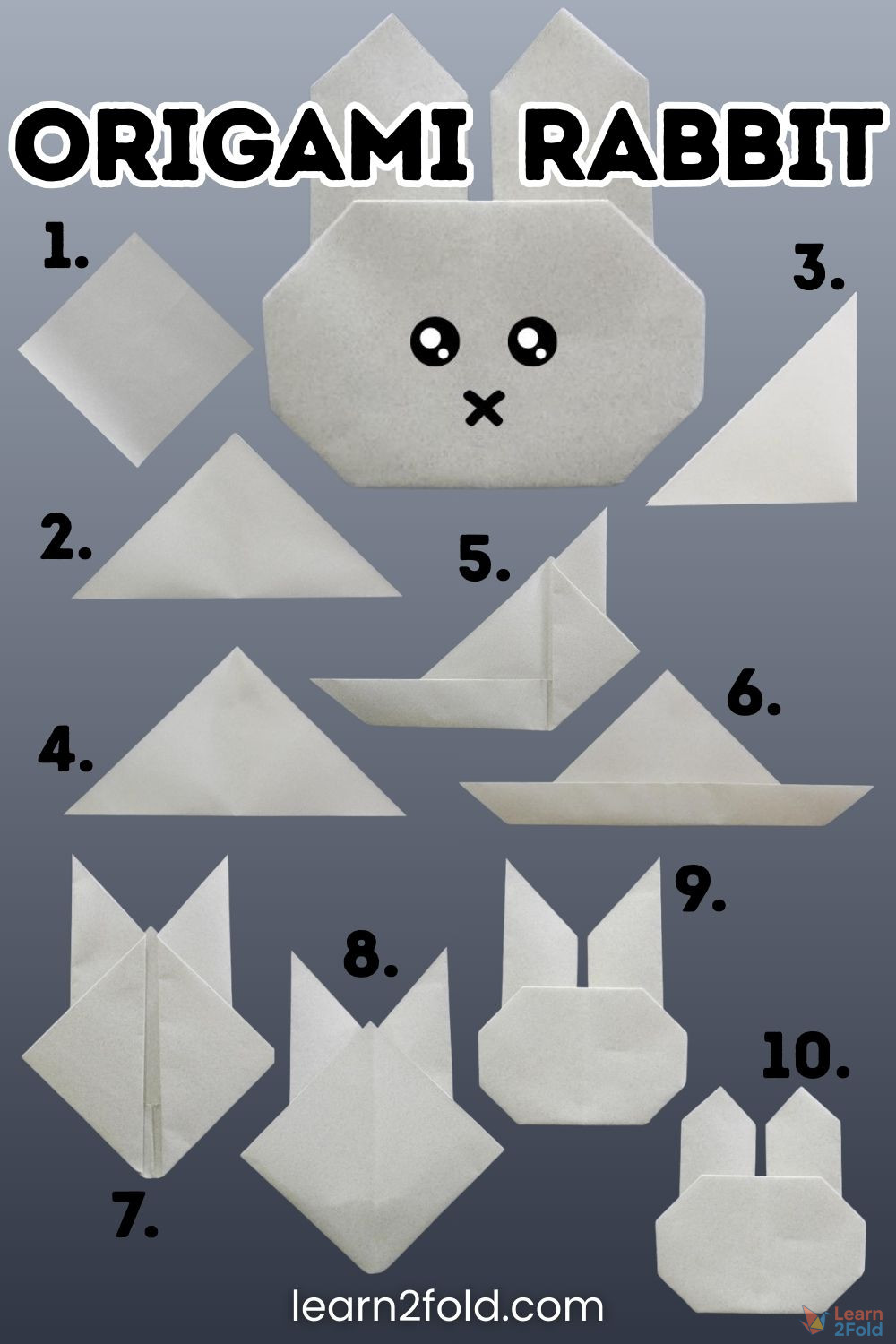 origami rabbit pinterest origami rabbit pinterest