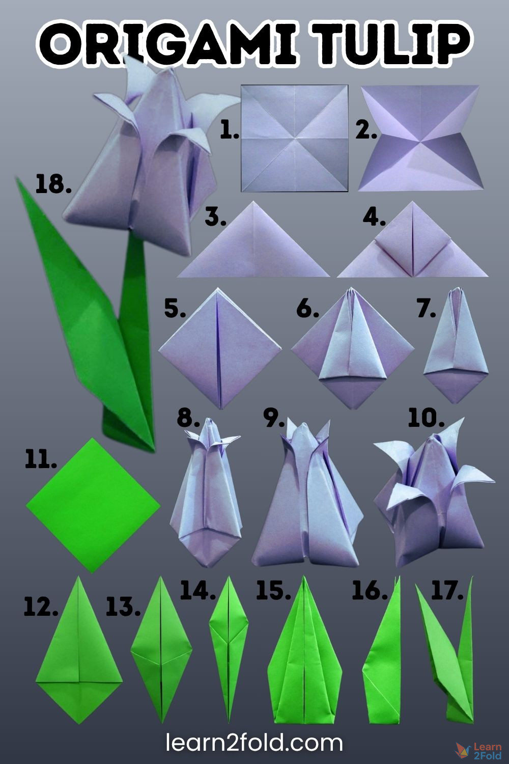 origami tulip pinterest origami tulip pinterest