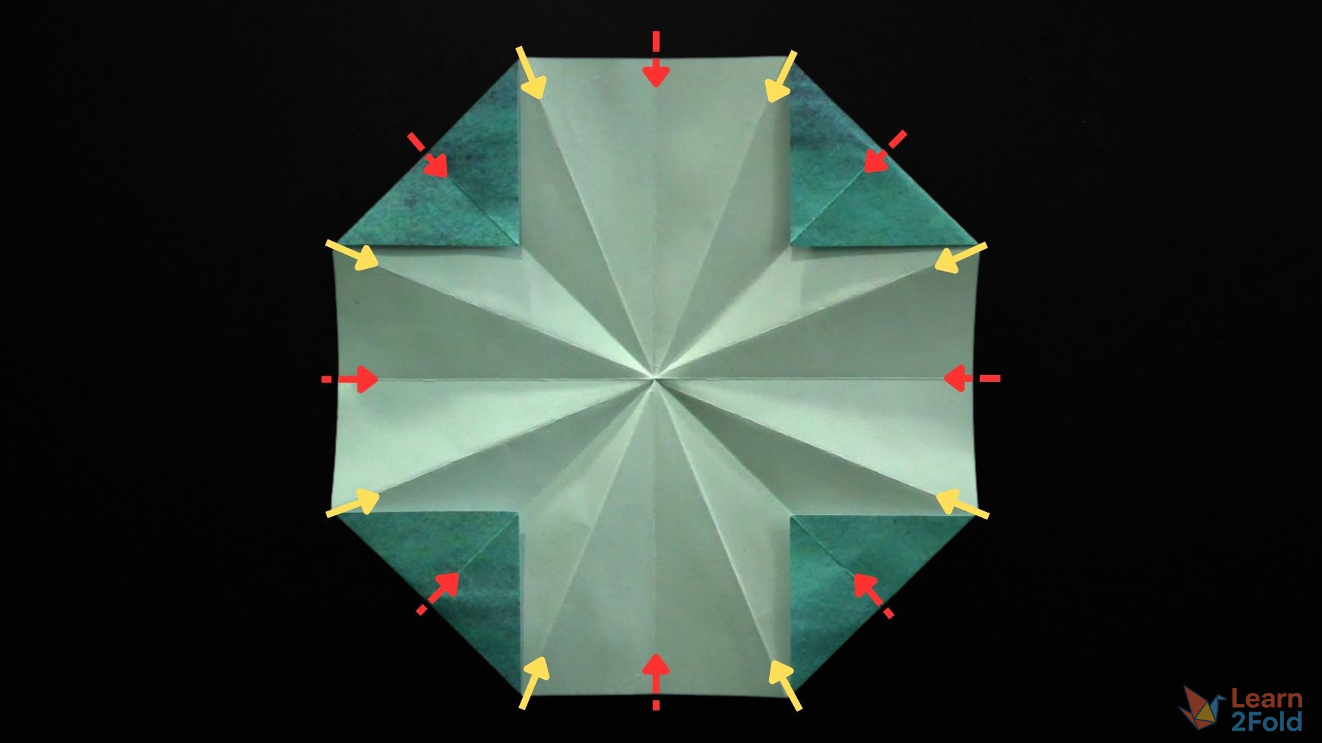 Origami 8-Petal Pointy Flower (15.3)