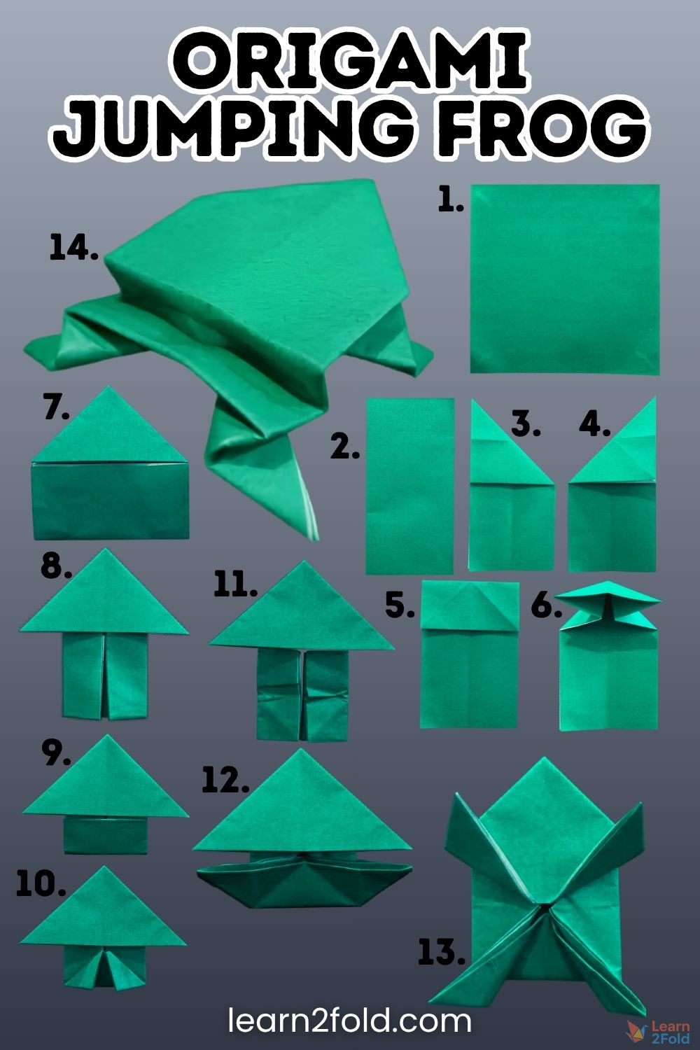 origami jumping frog origami jumping frog