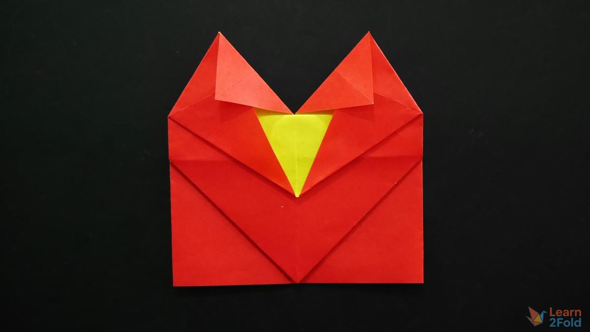 Origami Heart With Bow (24) Origami Heart With Bow