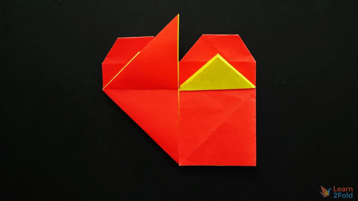 Origami Heart With Bow (28) Origami Heart With Bow