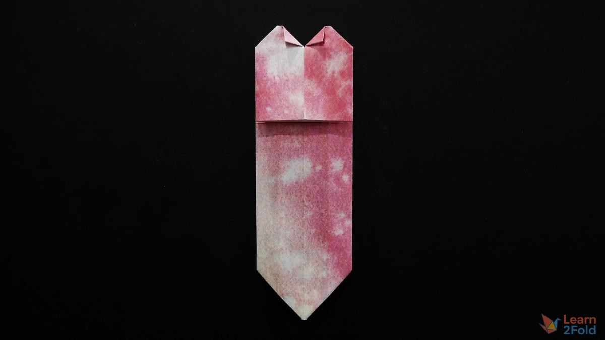 origami heart bookmark (18) origami heart bookmark