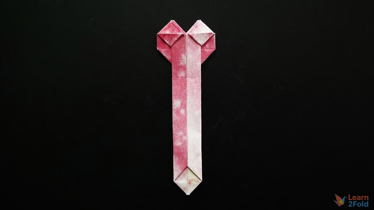 origami heart bookmark (26) origami heart bookmark