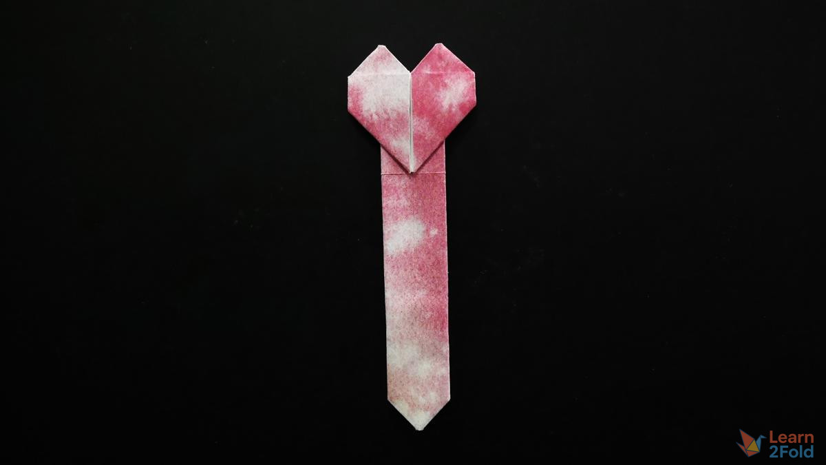 origami heart bookmark (27) origami heart bookmark