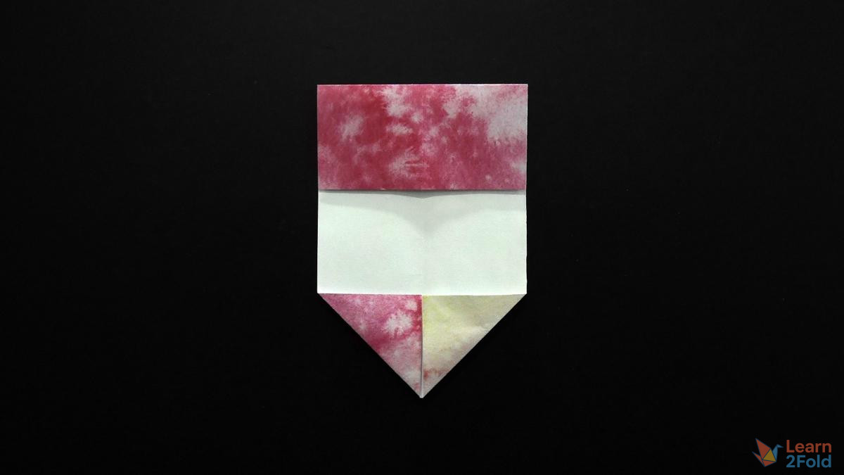 origami heart bookmark (7) origami heart bookmark