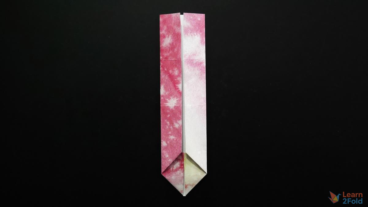 origami heart bookmark (8) origami heart bookmark