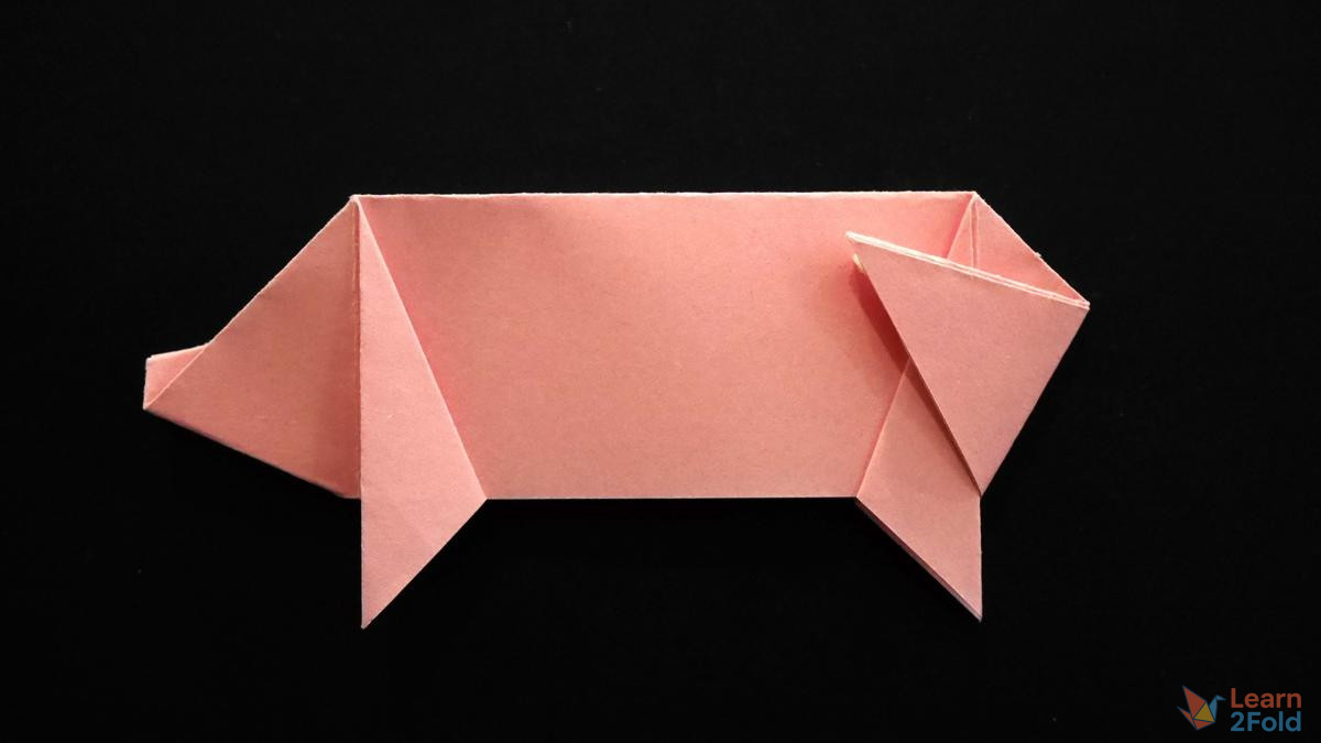 origami pig (19) origami pig