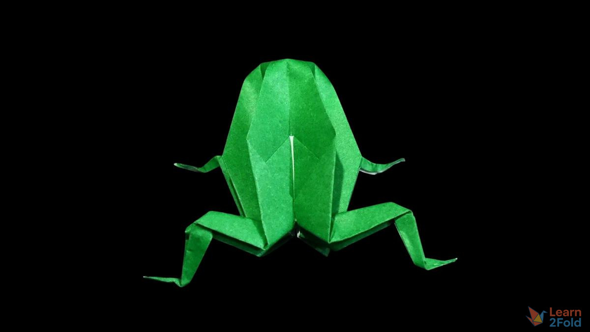 origami frog (23) origami frog
