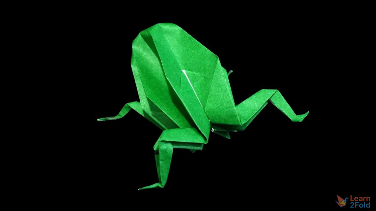 origami frog origami frog