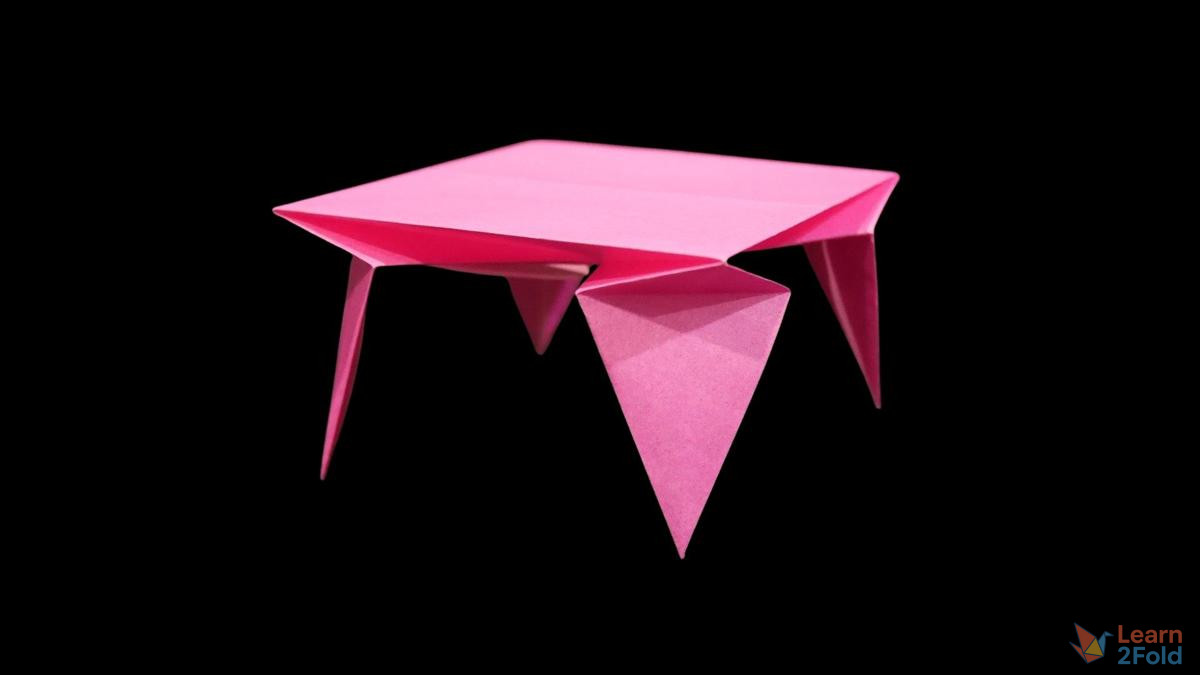 origami table origami table